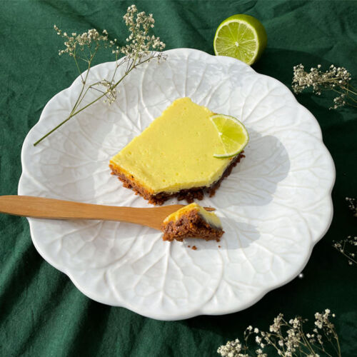 Carrés de spéculoos et citron vert