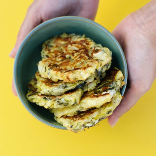 Galettes de courgettes à la feta
