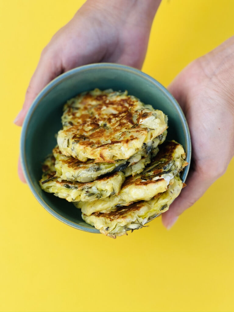 galettes de courgettes à la feta