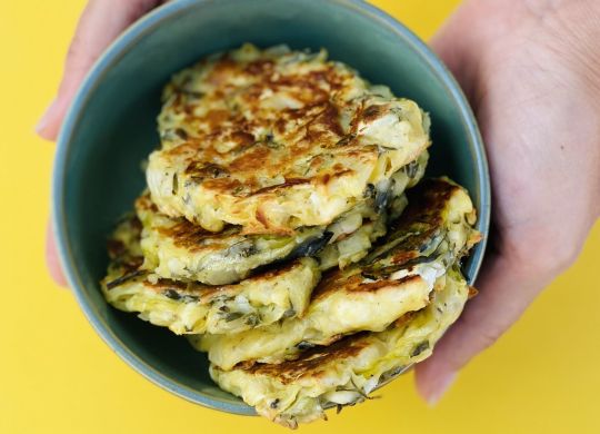 galettes de courgettes à la feta