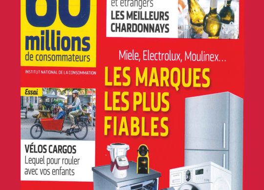 60 millions consommateurs : fiabilité des produits électroménagers