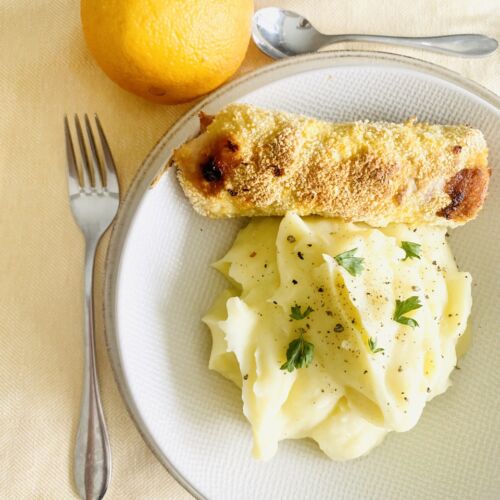 Cordons bleus et purée maison